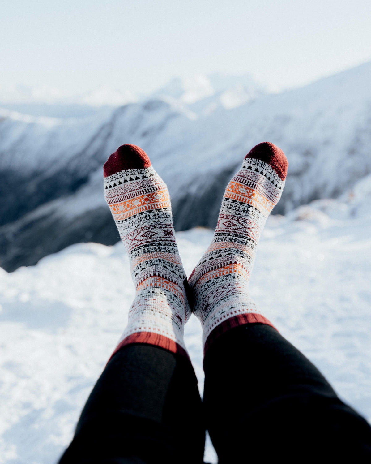 Chaussettes Ada Viking Nordic Socks - Polar Star, détail