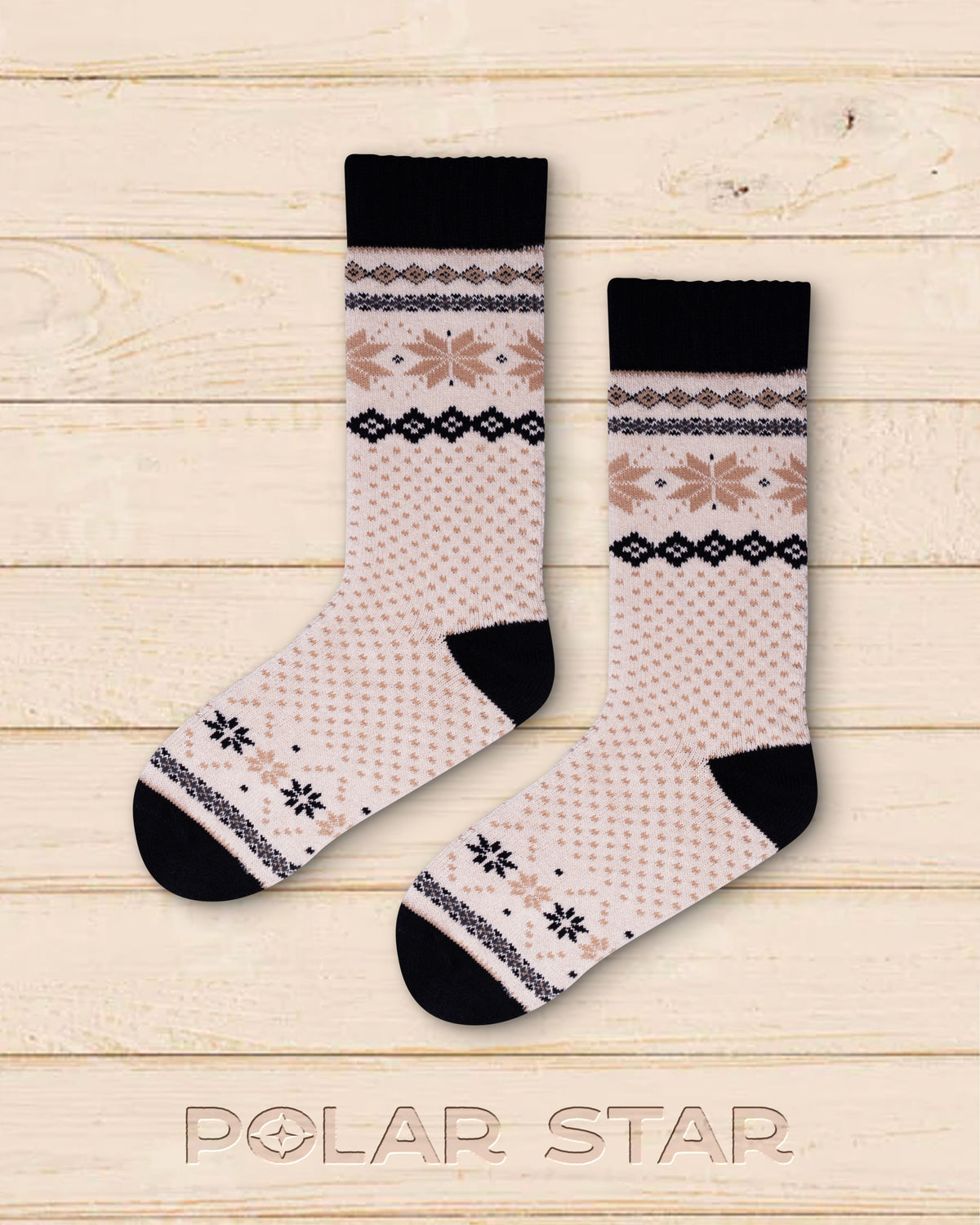 Chaussettes Aggende Snowflake Nordic Socks - Polar Star