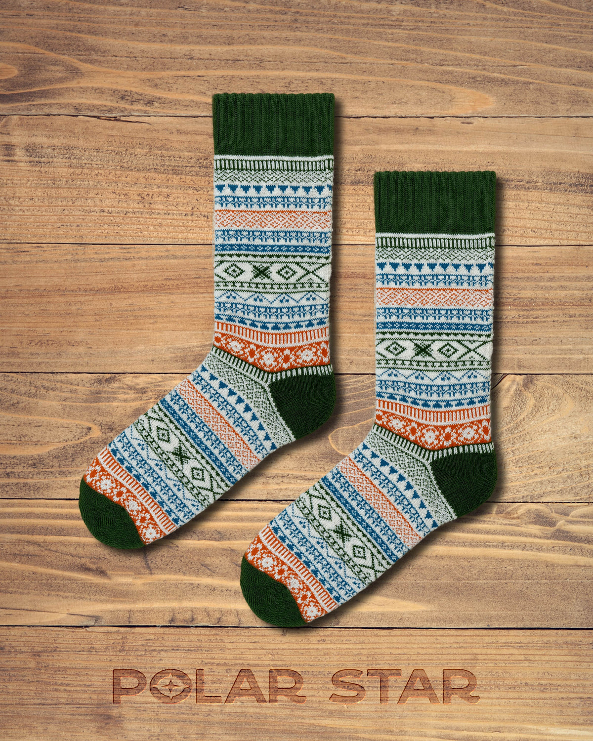 Chaussettes Arne Viking Nordic Socks - Polar Star