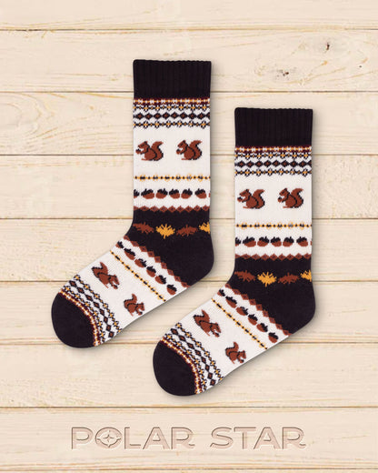 Chaussettes Ekorn Squirrel Nordic Socks - Polar Star