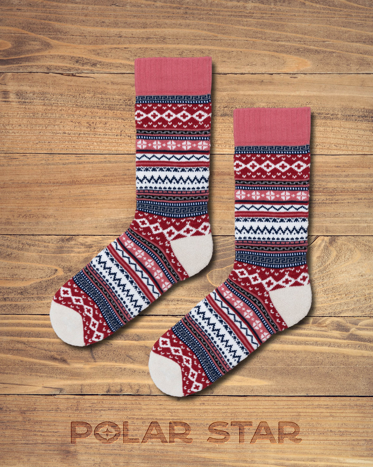 Chaussettes Ida Red Cross Nordic Socks - Polar Star