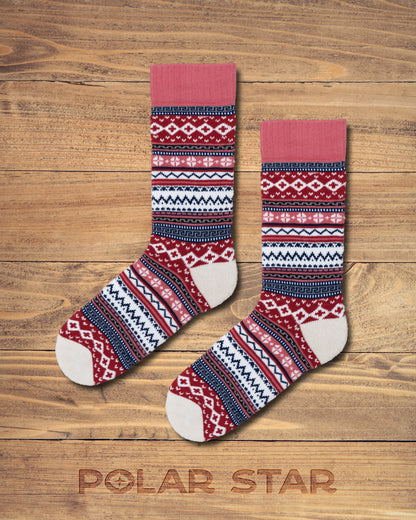 Chaussettes Ida Red Cross Nordic Socks - Polar Star