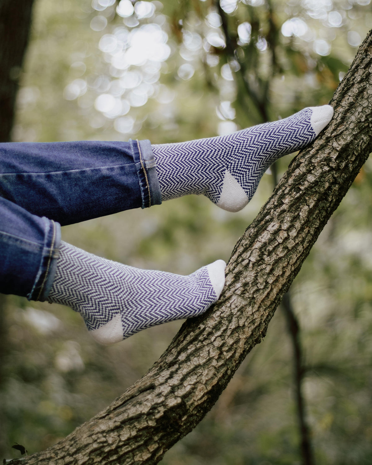 Chaussettes Magnus Chevron Nordic Socks - Polar Star, détail