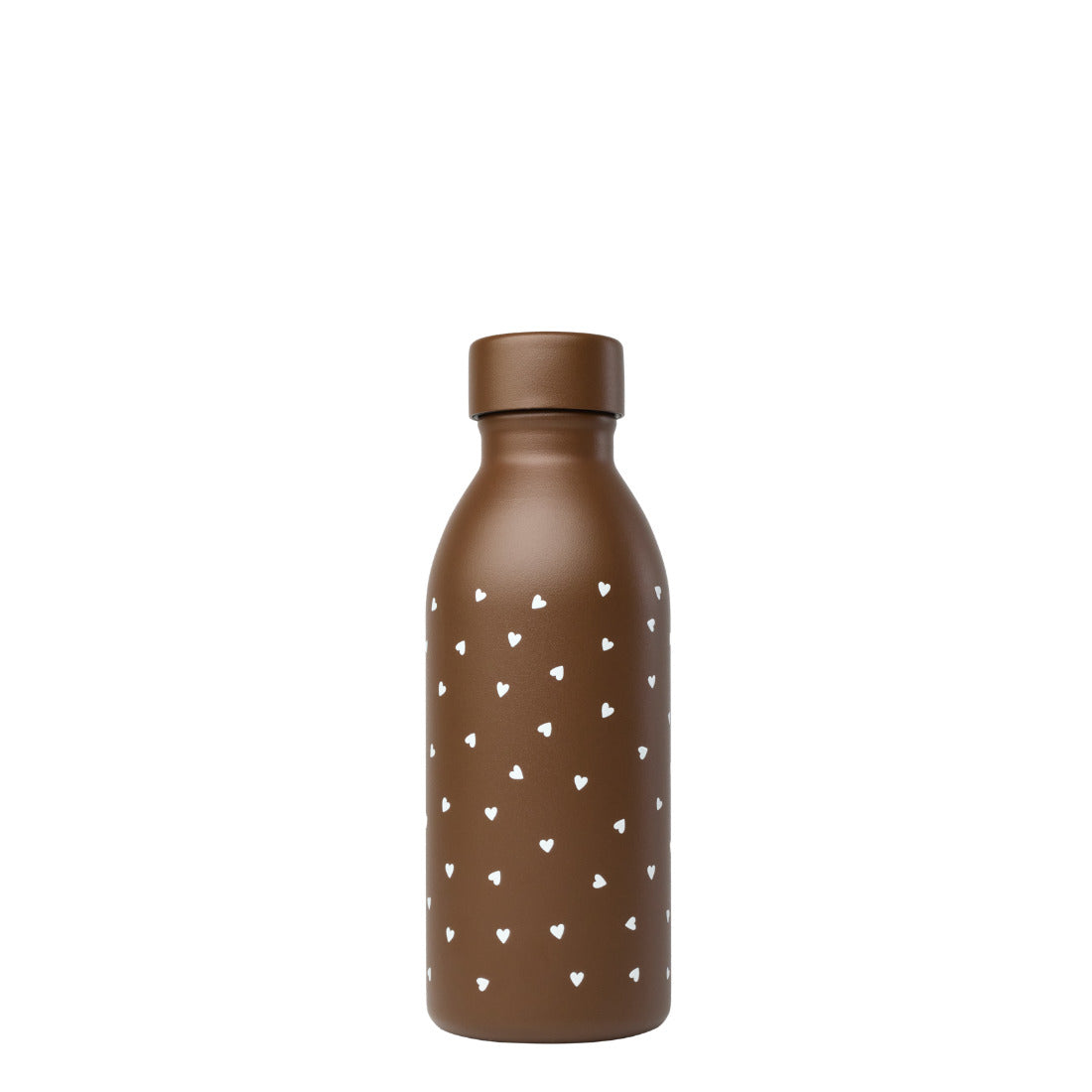 Bouteille isotherme icon - cozy - chocolat petit coeur - 500ml - Qwetch