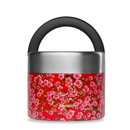 Boîte repas isotherme inox avec poignée - 850 ml - Qwetch