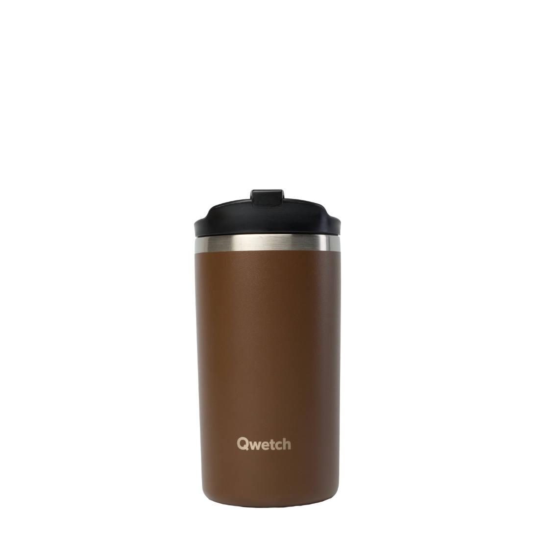 Travel mug isotherme matt chocolat 350ml - Qwetch