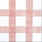 Serviette compostable teinte rustique rouge chaleureuse