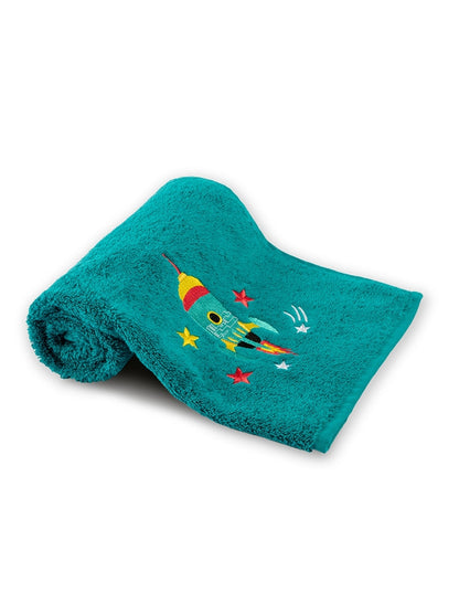 Serviette éponge Galaxy vert émeraude 50x90 cm en coton 100%