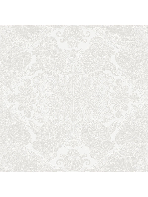 Serviette de table 55x55 en coton blanc, finition ourlets 15 mm