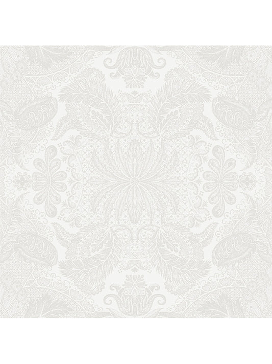 Serviette de table 55x55 en coton blanc, finition ourlets 15 mm