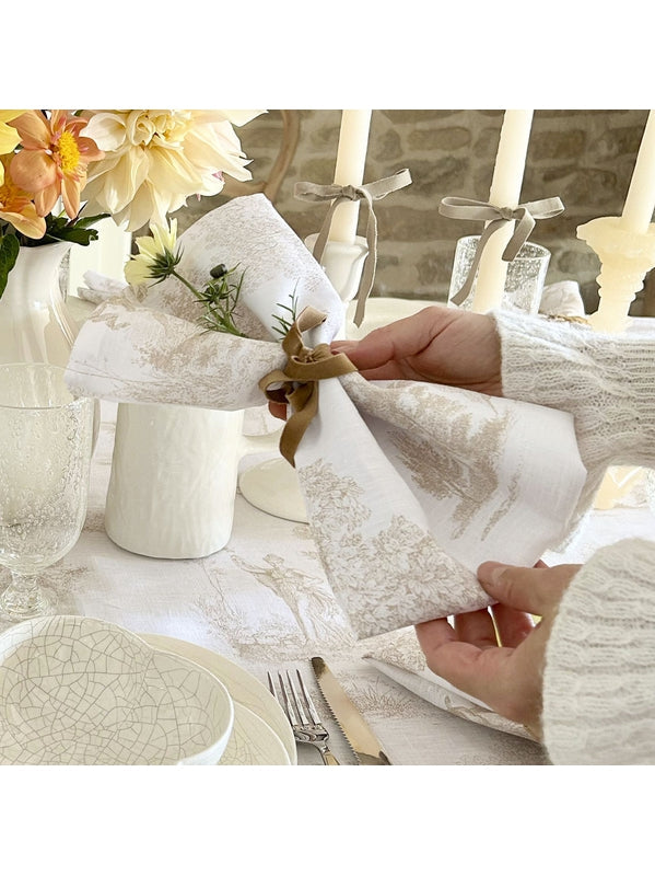 SERVIETTE POESIE NATUREL