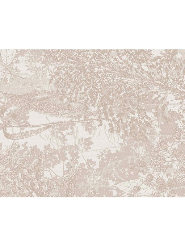 Set de table enduit 40x50 beige motif esprit jardins en coton