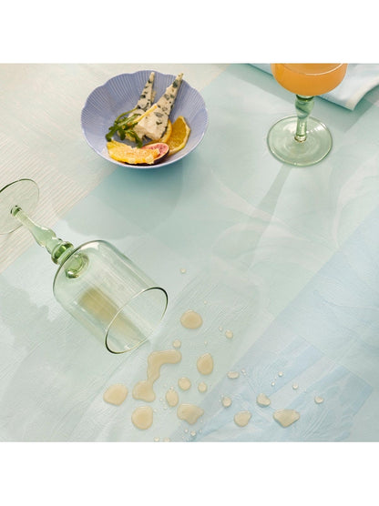 Set de table enduit Mille Iris d’Eau aqua 40x50 cm en coton bleu