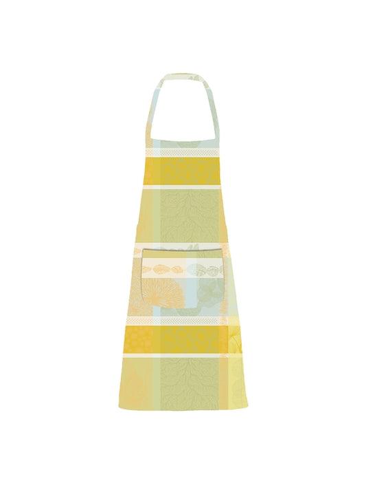 Tablier enduit jaune Mille Lieues Aube 75x85 avec poche