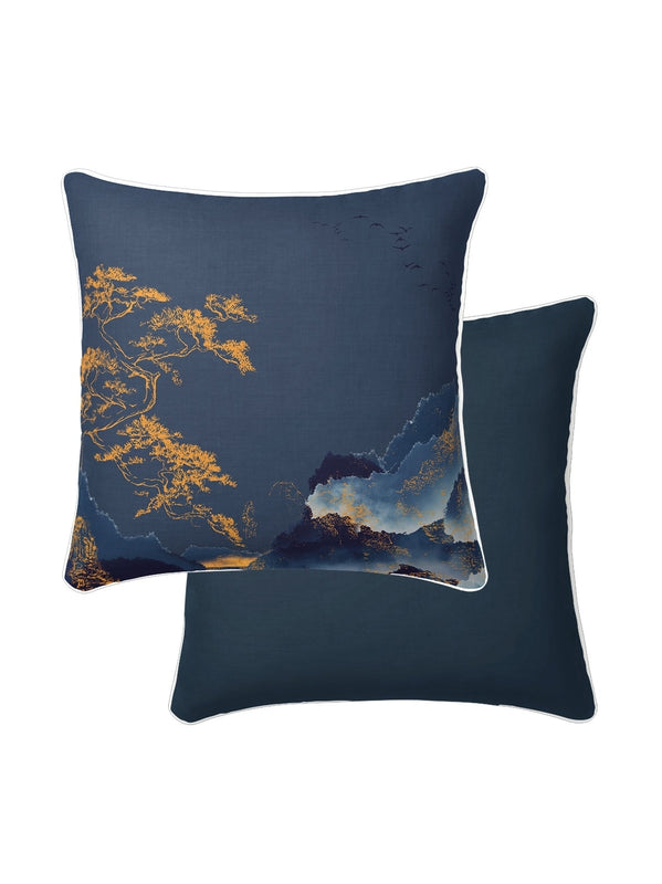 TAIE D'OREILLER FUJI NOCTURNE
