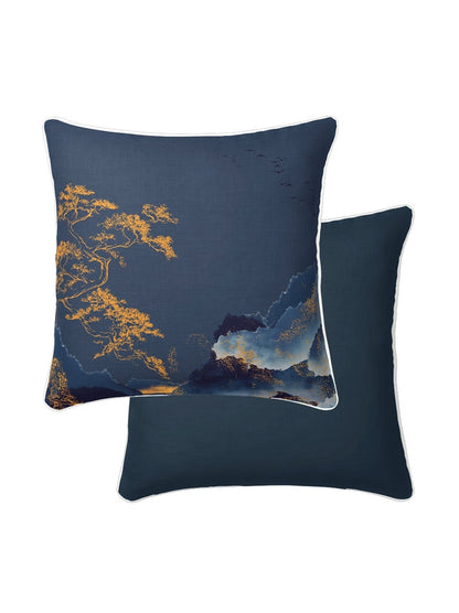 TAIE D'OREILLER FUJI NOCTURNE