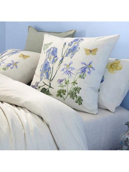 TAIE D'OREILLER IRIS D'ETE NATUREL