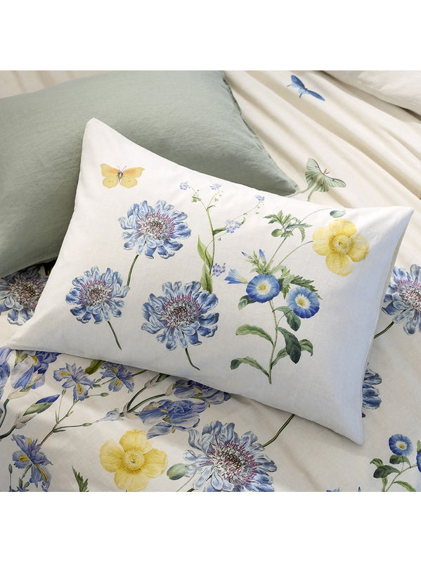 TAIE D'OREILLER IRIS D'ETE NATUREL