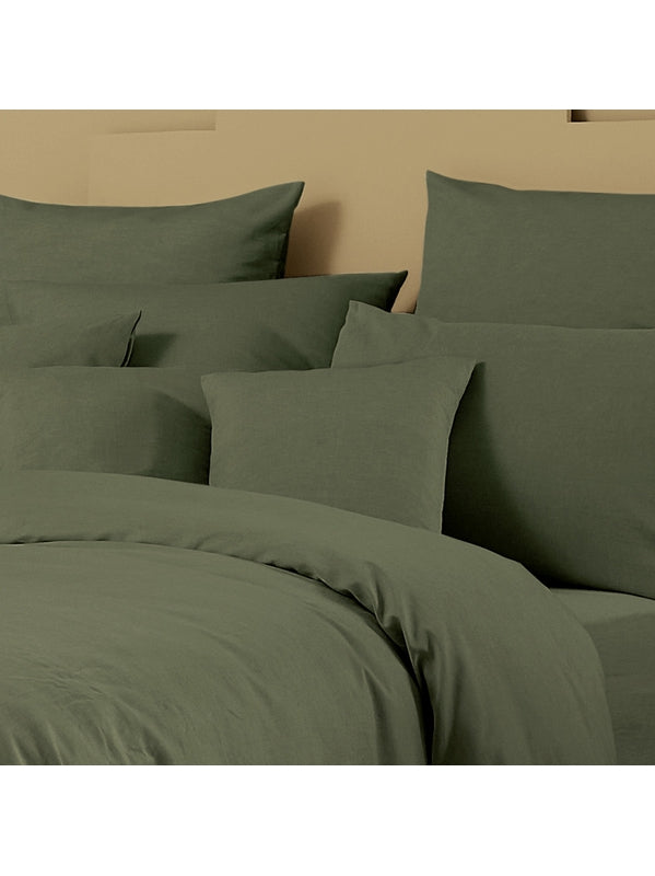 TAIE D'OREILLER LE METIS FRANCAIS KAKI