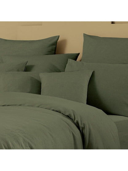 TAIE D'OREILLER LE METIS FRANCAIS KAKI