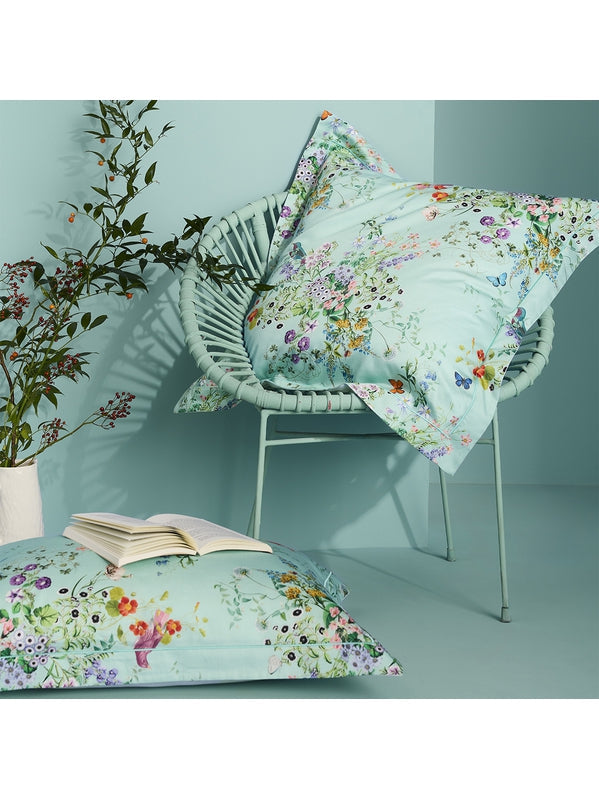 TAIE D'OREILLER LE PRINTEMPS AZUR