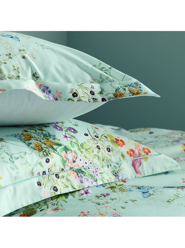 TAIE D'OREILLER LE PRINTEMPS AZUR