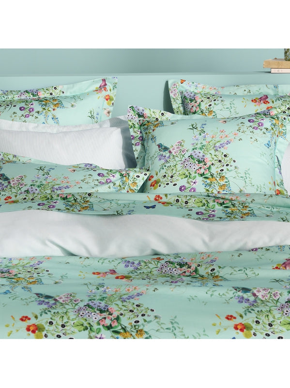 TAIE D'OREILLER LE PRINTEMPS AZUR