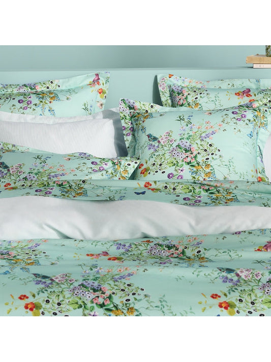 TAIE D'OREILLER LE PRINTEMPS AZUR