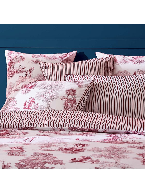 TAIE D'OREILLER POESIE ROSSO