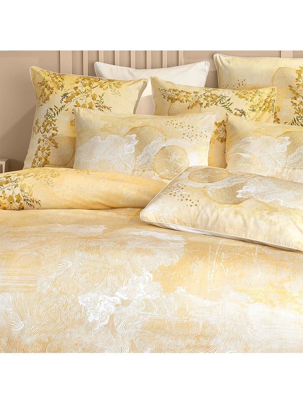 TAIE D'OREILLER SOLEIL D'OR DORE