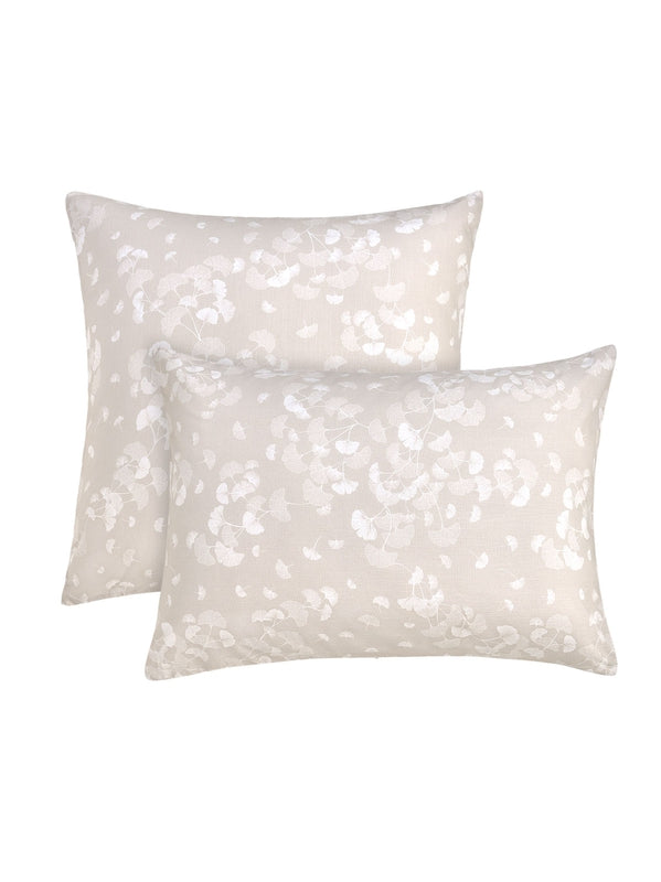 TAIE D'OREILLER SOUFFLE DE GINKOS NATUREL