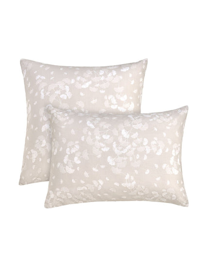 TAIE D'OREILLER SOUFFLE DE GINKOS NATUREL