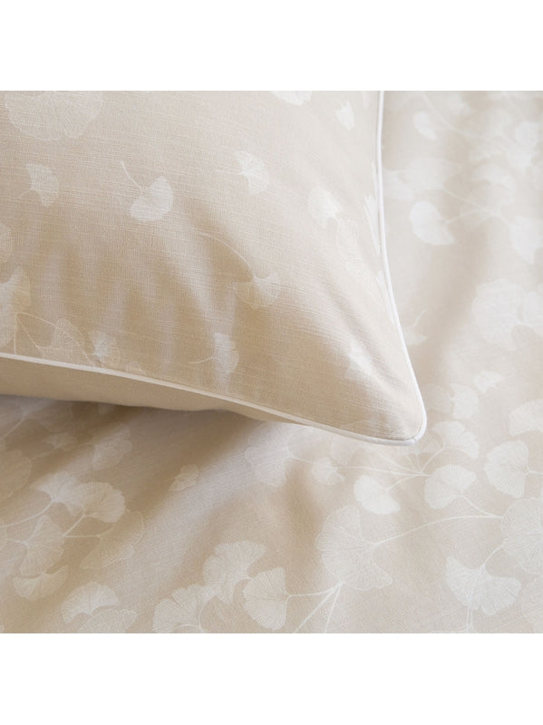 TAIE D'OREILLER SOUFFLE DE GINKOS NATUREL