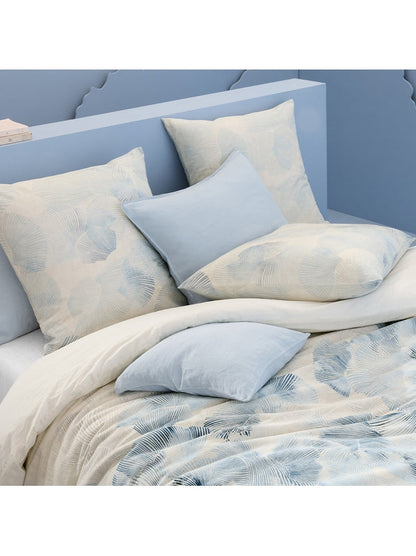 TAIE D'OREILLER VAGUES LDL INDIGO