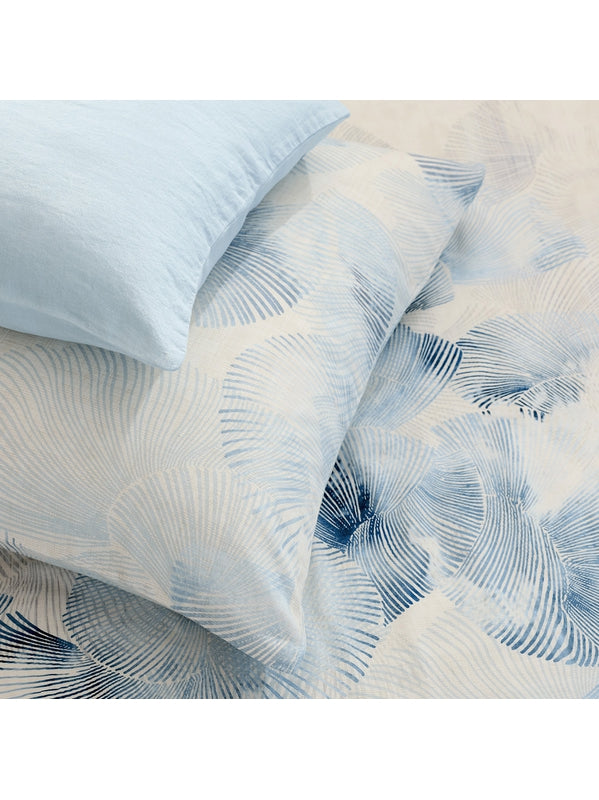 TAIE D'OREILLER VAGUES LDL INDIGO