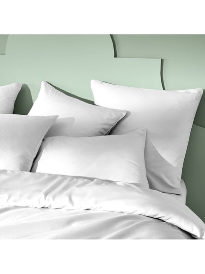 TAIE D'OREILLER VIBRATO BLANC