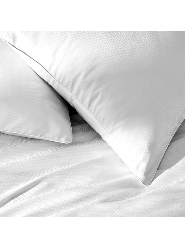 TAIE D'OREILLER VIBRATO BLANC