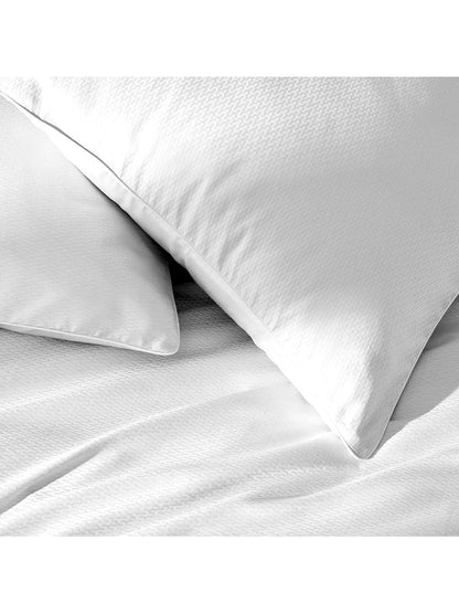 TAIE D'OREILLER VIBRATO BLANC