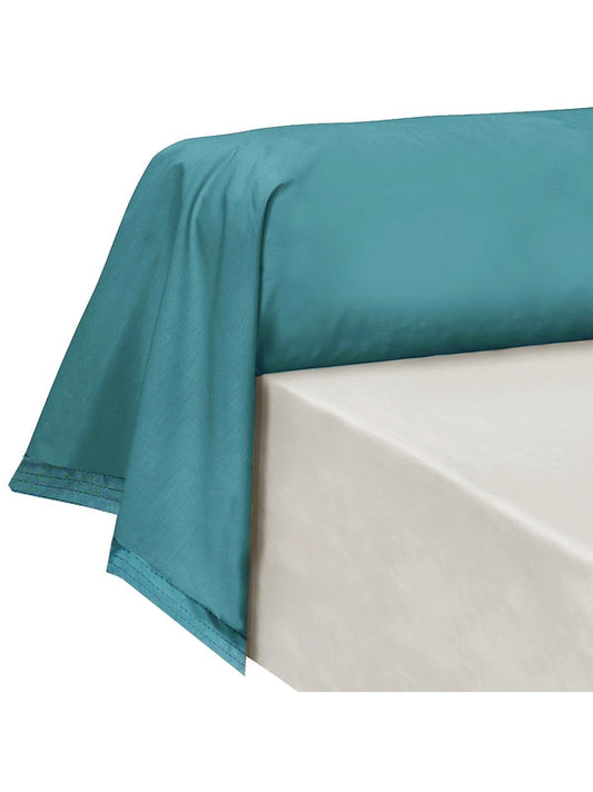 TAIE DE TRAVERSIN LA PERCALE FRANCAISE EMERAUDE