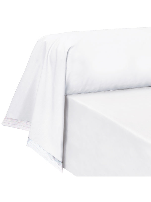TAIE DE TRAVERSIN LA PERCALE FRANCAISE NEIGE
