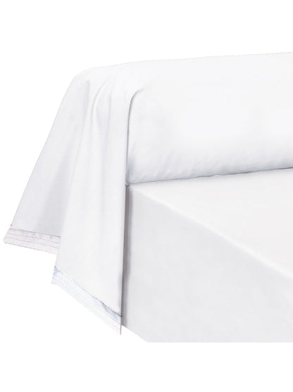 TAIE DE TRAVERSIN LA PERCALE FRANCAISE NEIGE