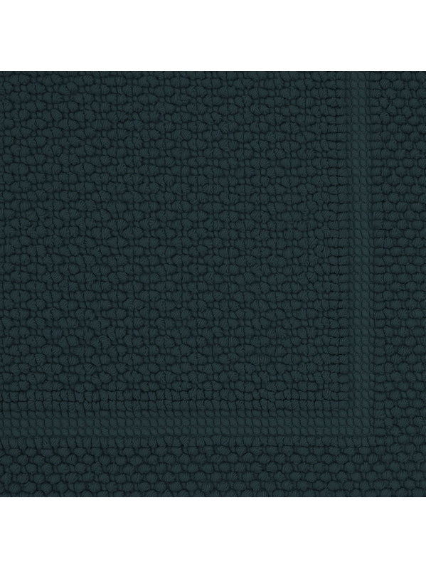 Tapis de bain Antica Crépuscule 50x80 cm en coton vert, épais et absorbant