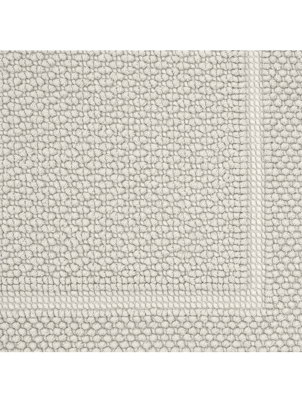 Tapis de bain Antica ivoire en coton 50x80 cm, épais et absorbant