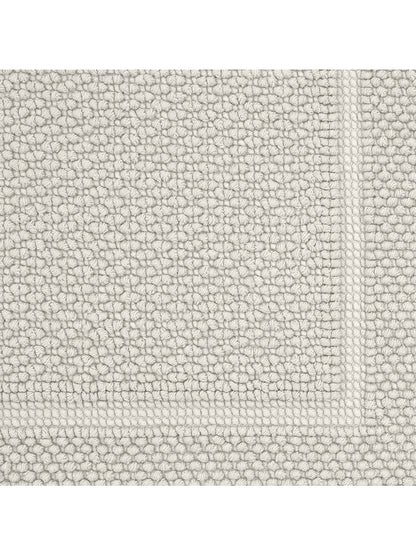 Tapis de bain Antica ivoire en coton 50x80 cm, épais et absorbant
