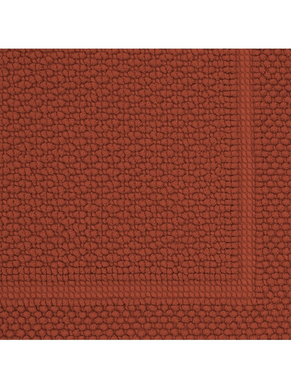 Tapis de bain Antica Sienne orange Sienne 50x80 cm en coton épais