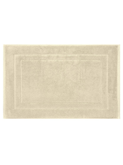 Tapis de bain Elea Angora beige 50x80 cm en coton