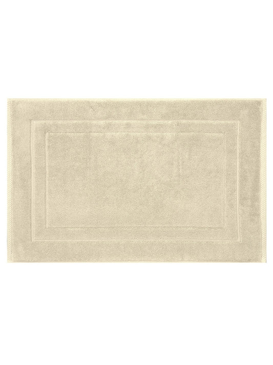 Tapis de bain Elea Angora beige 50x80 cm en coton