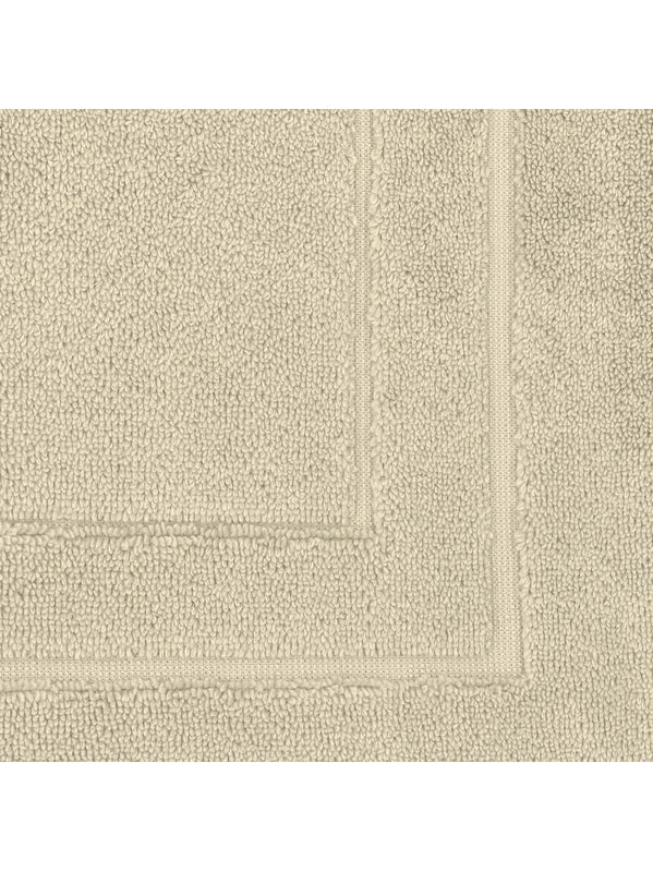 Tapis de bain Elea Angora beige 50x80 cm en coton