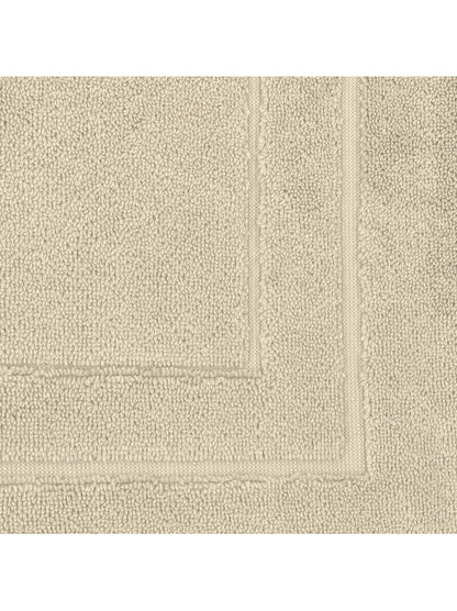 Tapis de bain Elea Angora beige 50x80 cm en coton