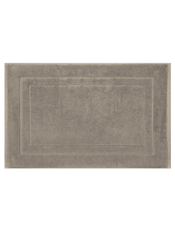 Tapis de bain Elea beige châtaignes en coton 100% 900 g/m², format 50x80 cm